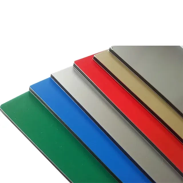 Colorful High Gloss 3mm 4mm PVDF Finished Fireproof ACP Aluminum Composite Panel