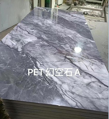 Flexible Decoration Carbon Rock / Charcoal Slate Board Sheet Bamboo Fiber Wood Veneer Wall Panel