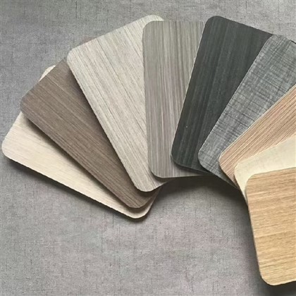 Wood Veneer Mirror Wall Panel Bamboo Charcoal Metallic Board